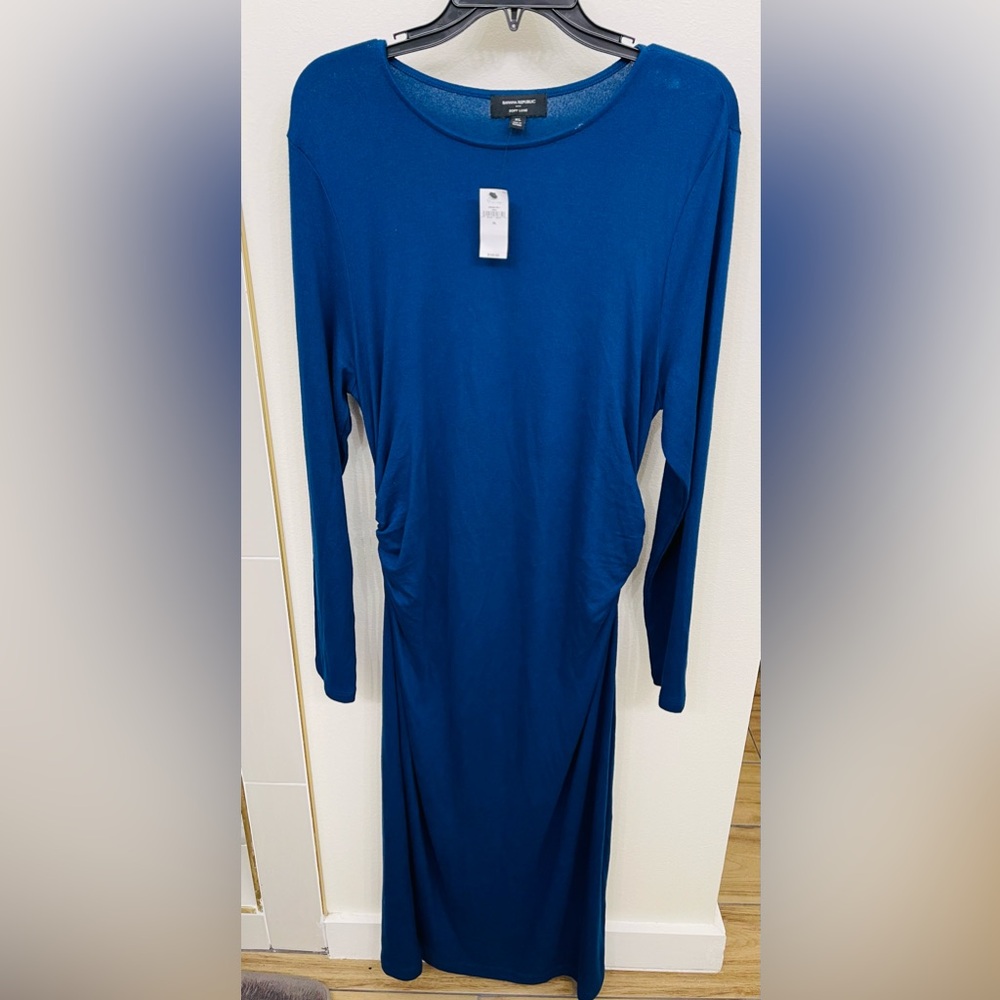 Banana Republic Soft Luxe Blue Dress